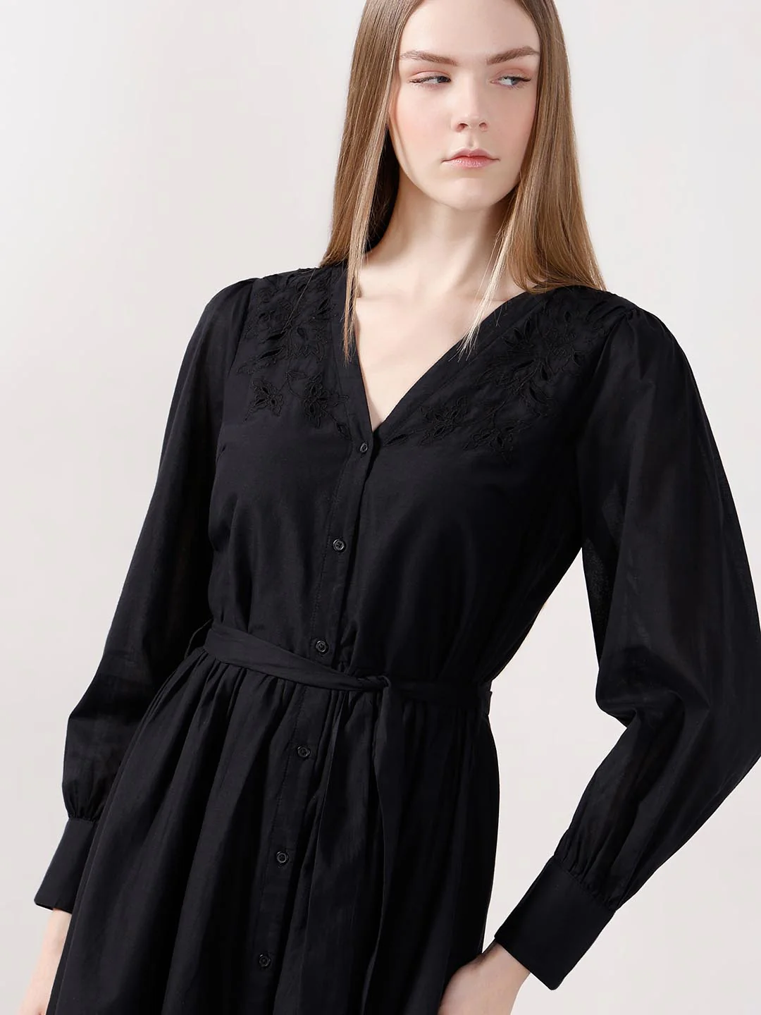 Vero Moda Black Mini Shirt Dress - Image 6