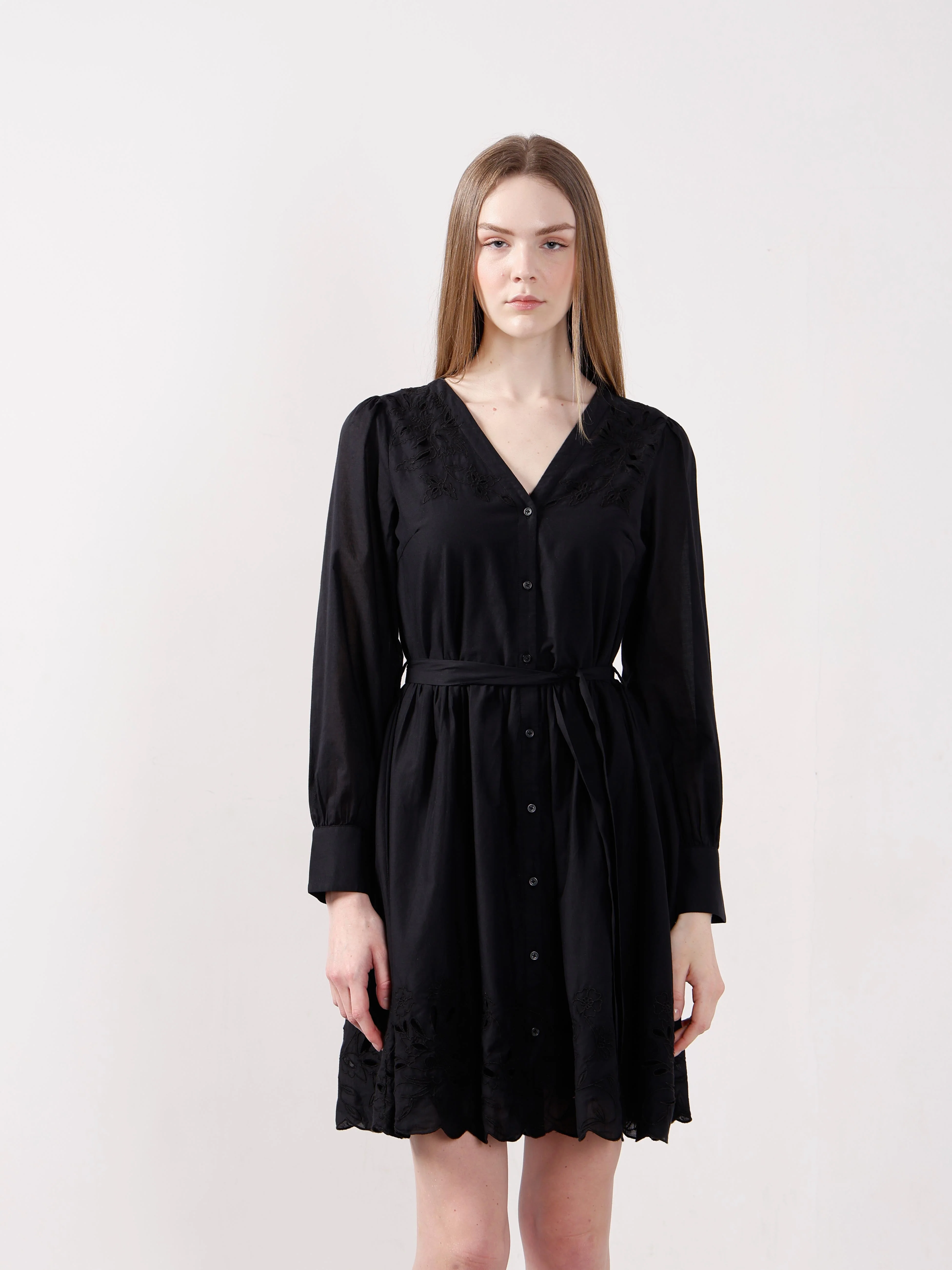 Vero Moda Black Mini Shirt Dress - Image 9