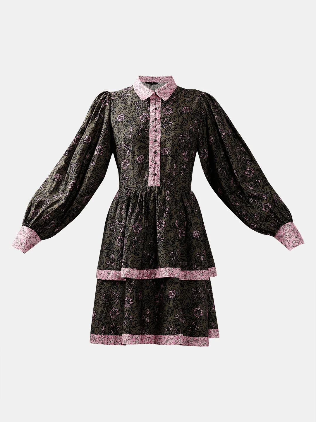 Vero Moda Black Printed Fit & Flare Dress - Image 7