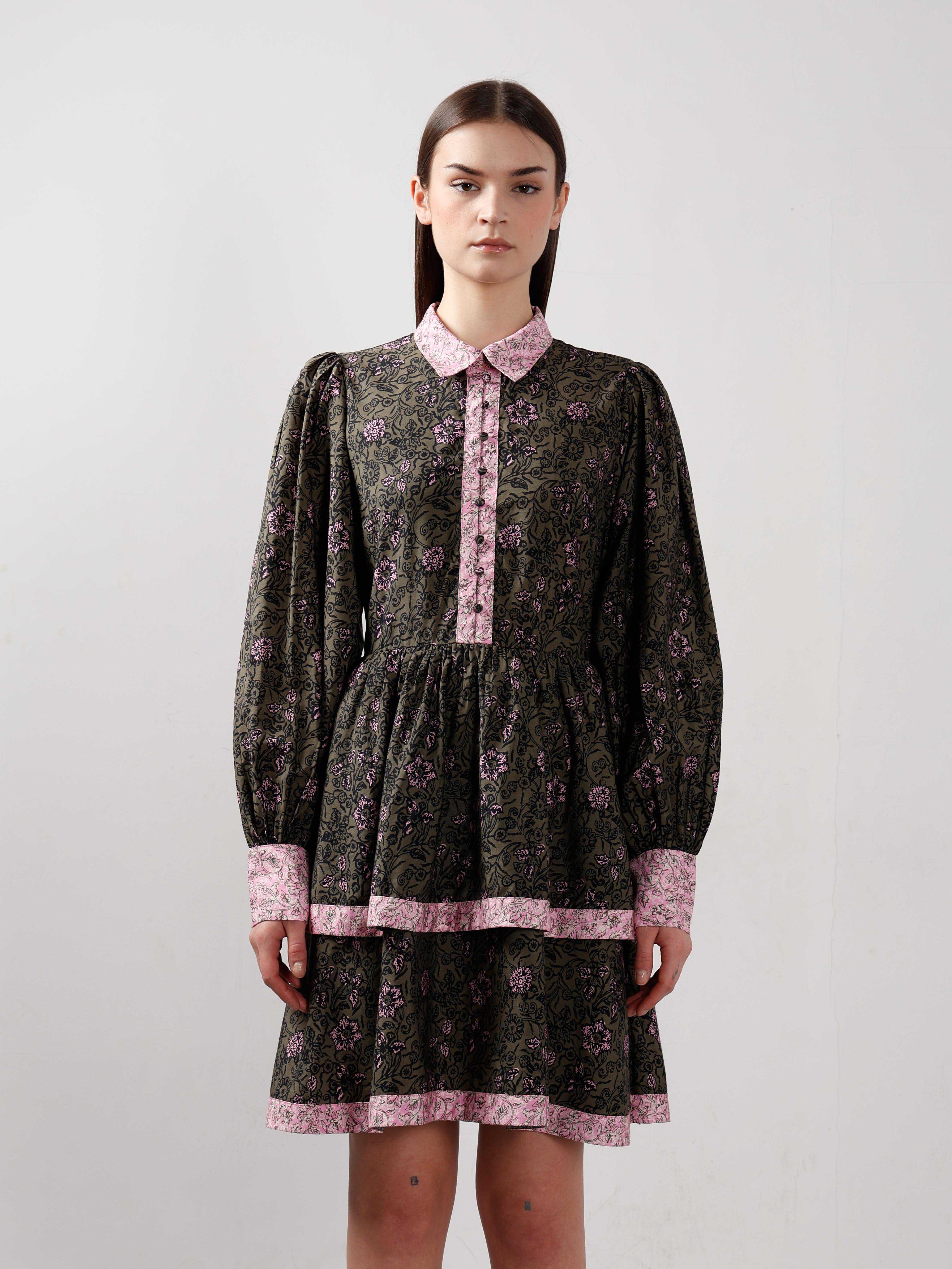 Vero Moda Black Printed Fit & Flare Dress - Image 9