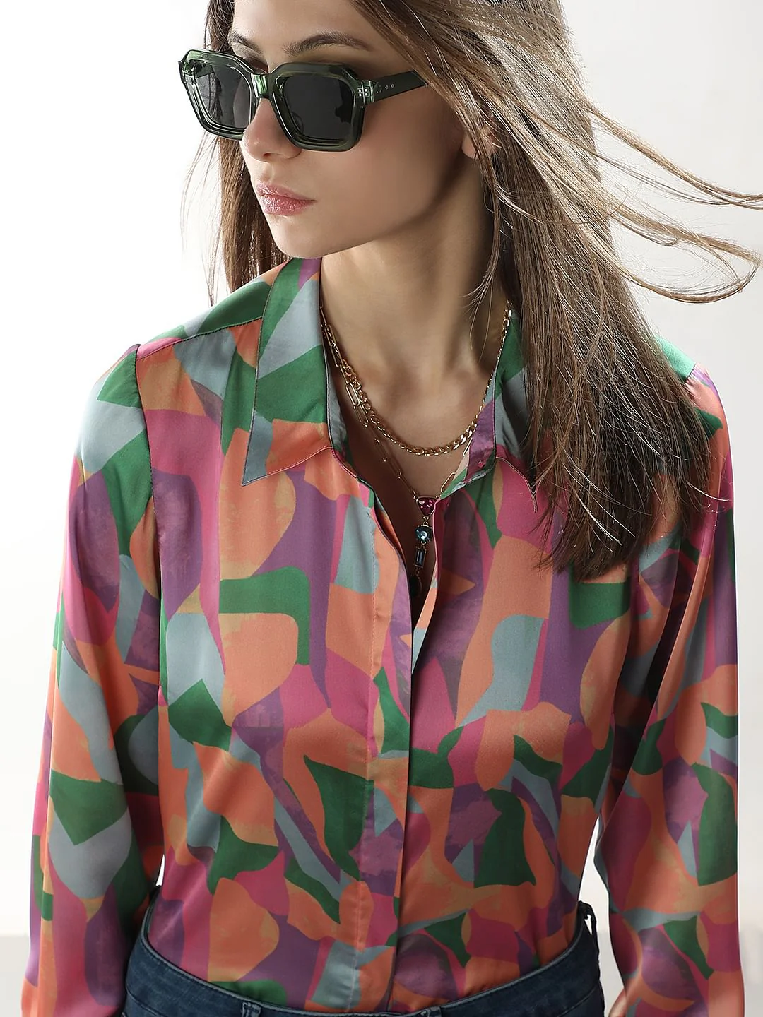 Pink Printed Shirt