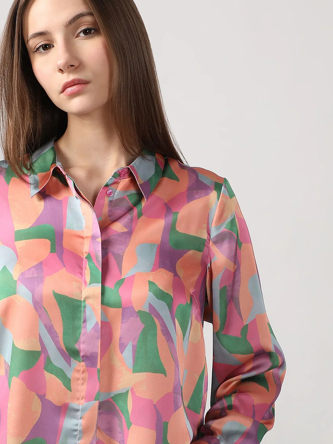 Pink Printed Shirt - Image 6