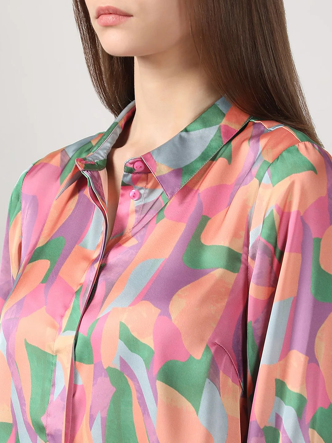 Pink Printed Shirt - Image 8
