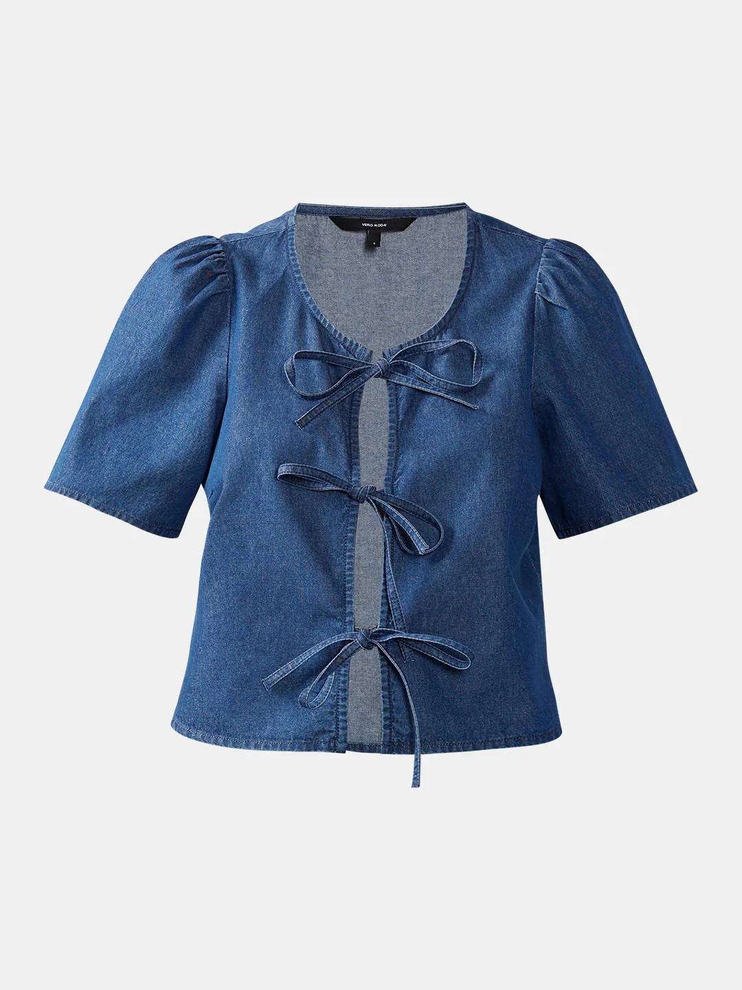 Vero Moda Blue Denim Top - Image 7