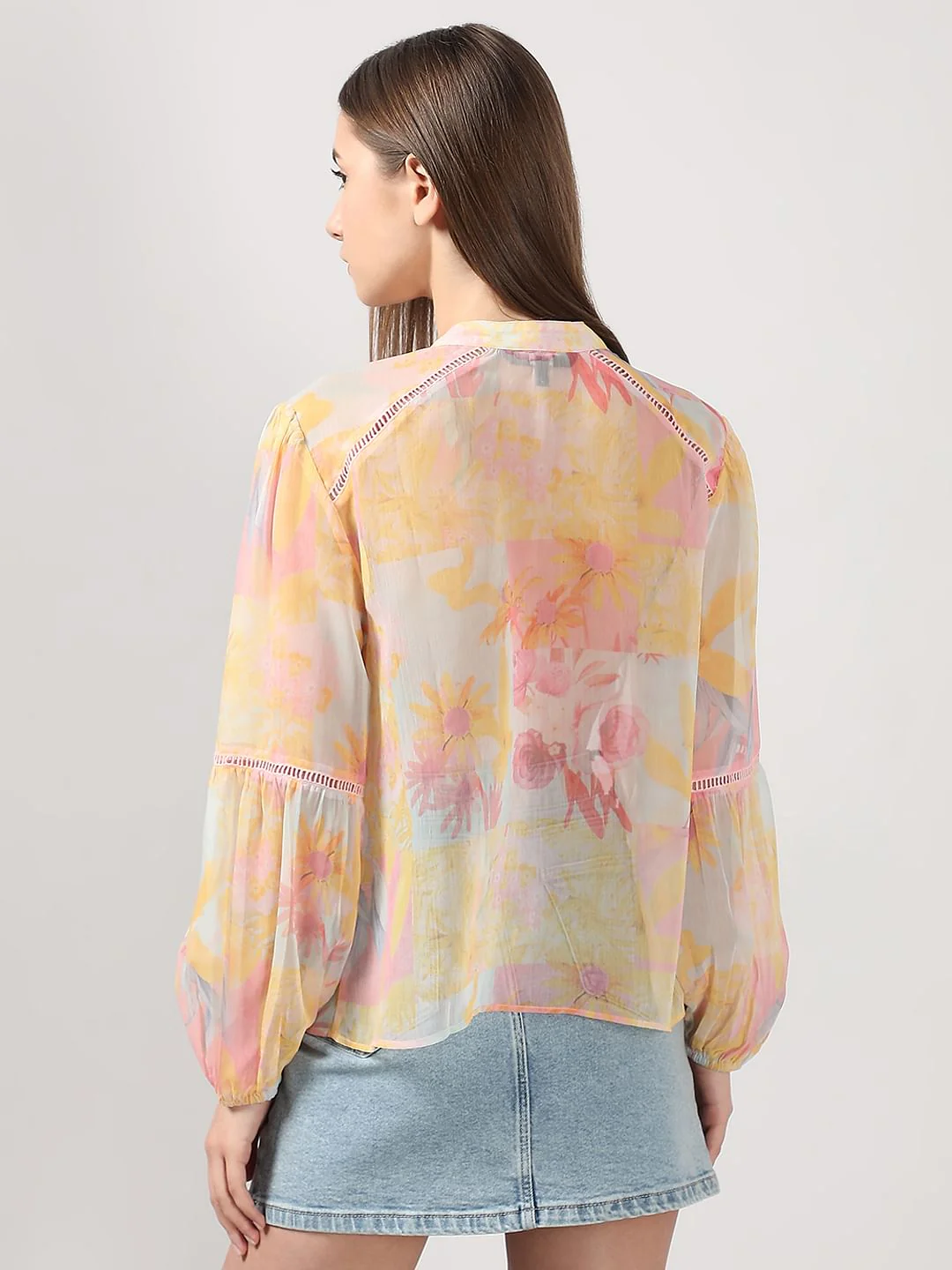 Yellow Printed Top - Image 4