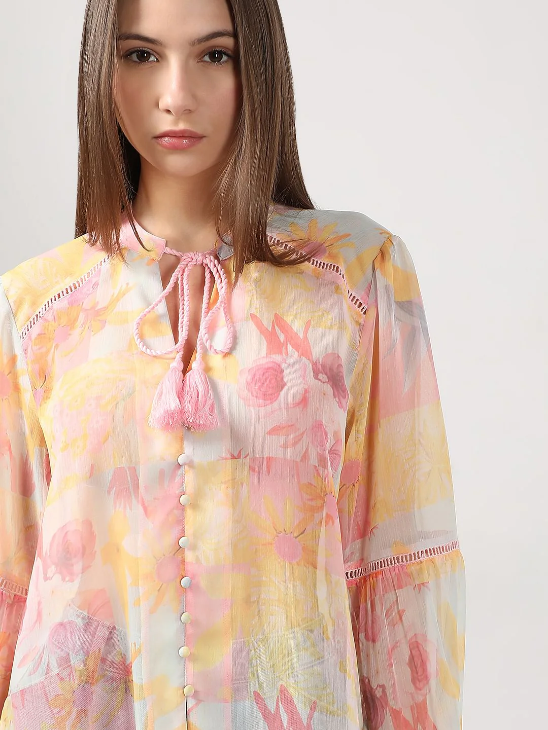 Yellow Printed Top - Image 6