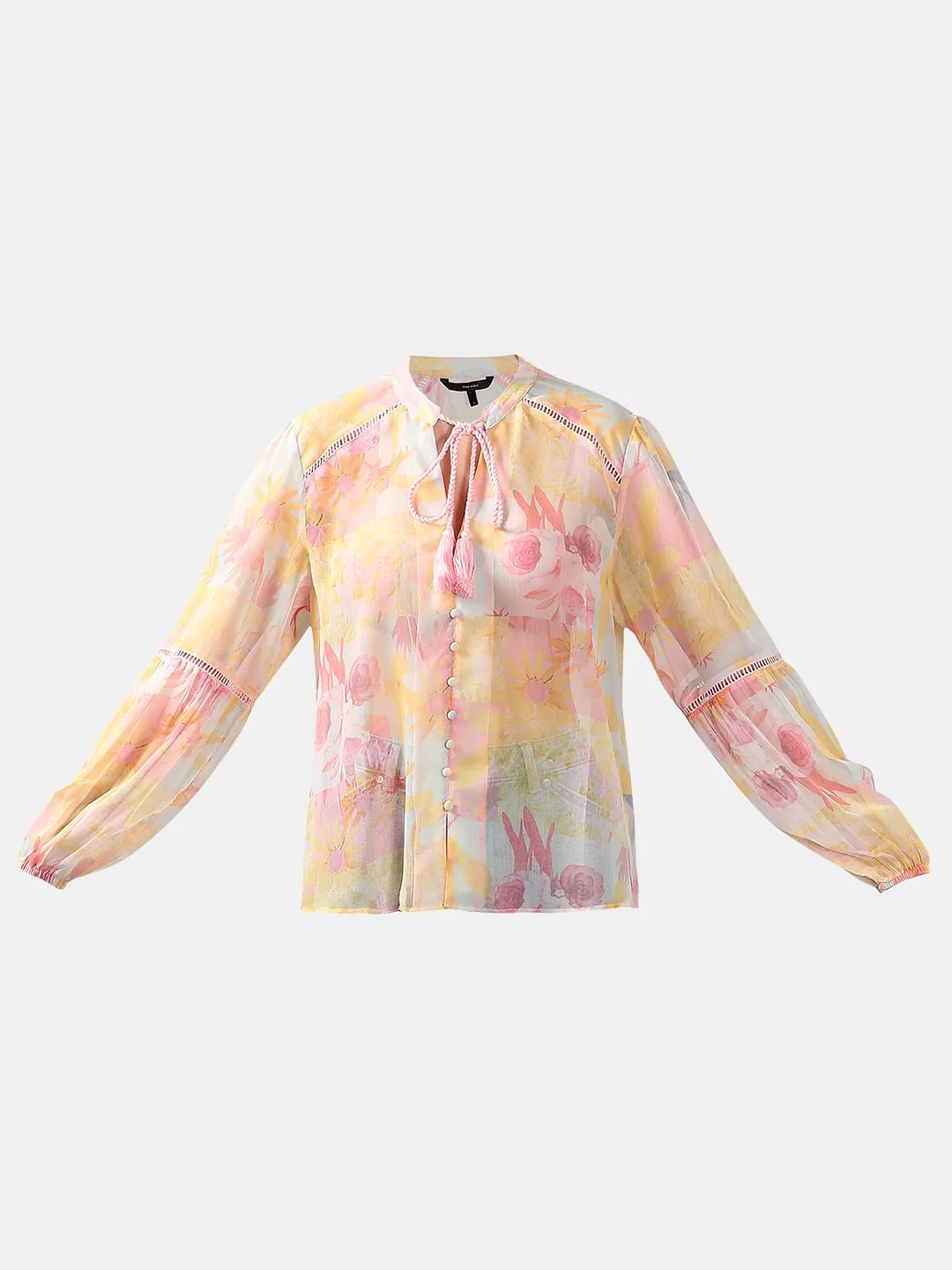 Yellow Printed Top - Image 7