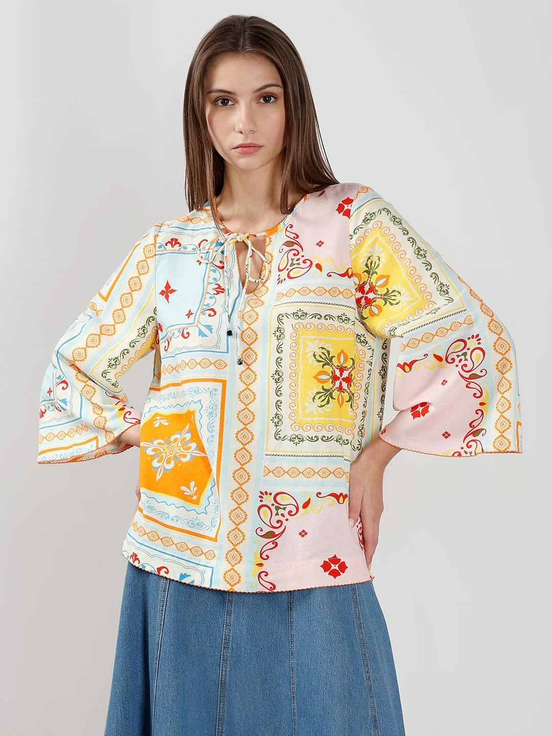 Multi-Colour Printed Top - Image 2