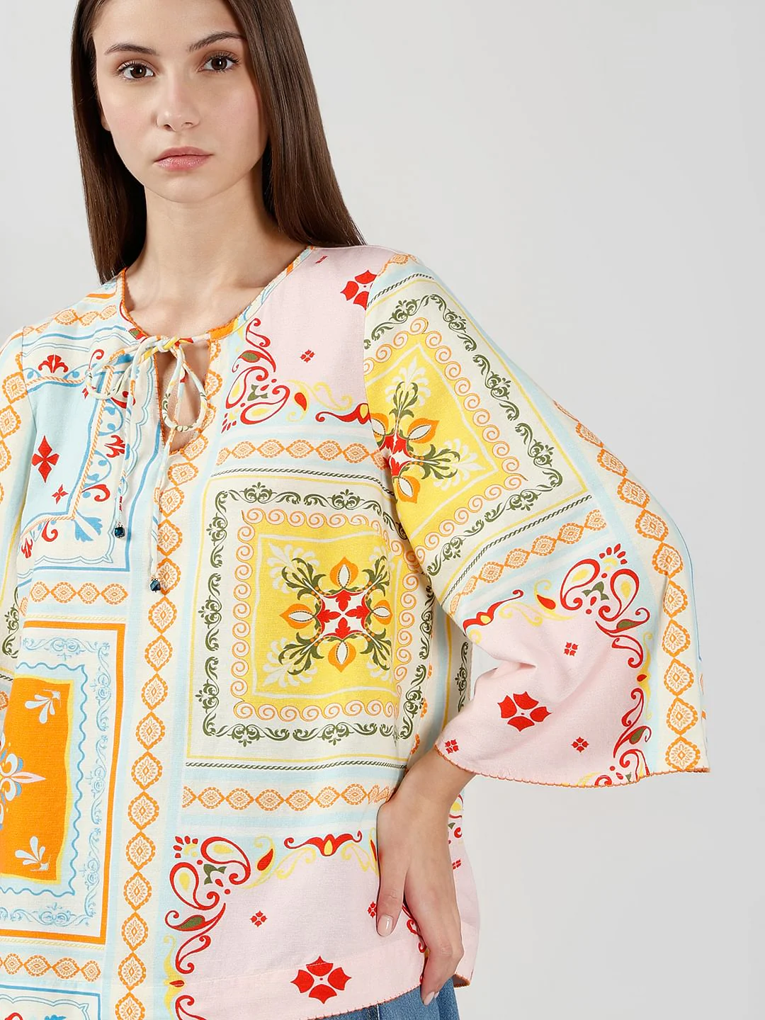 Multi-Colour Printed Top - Image 6