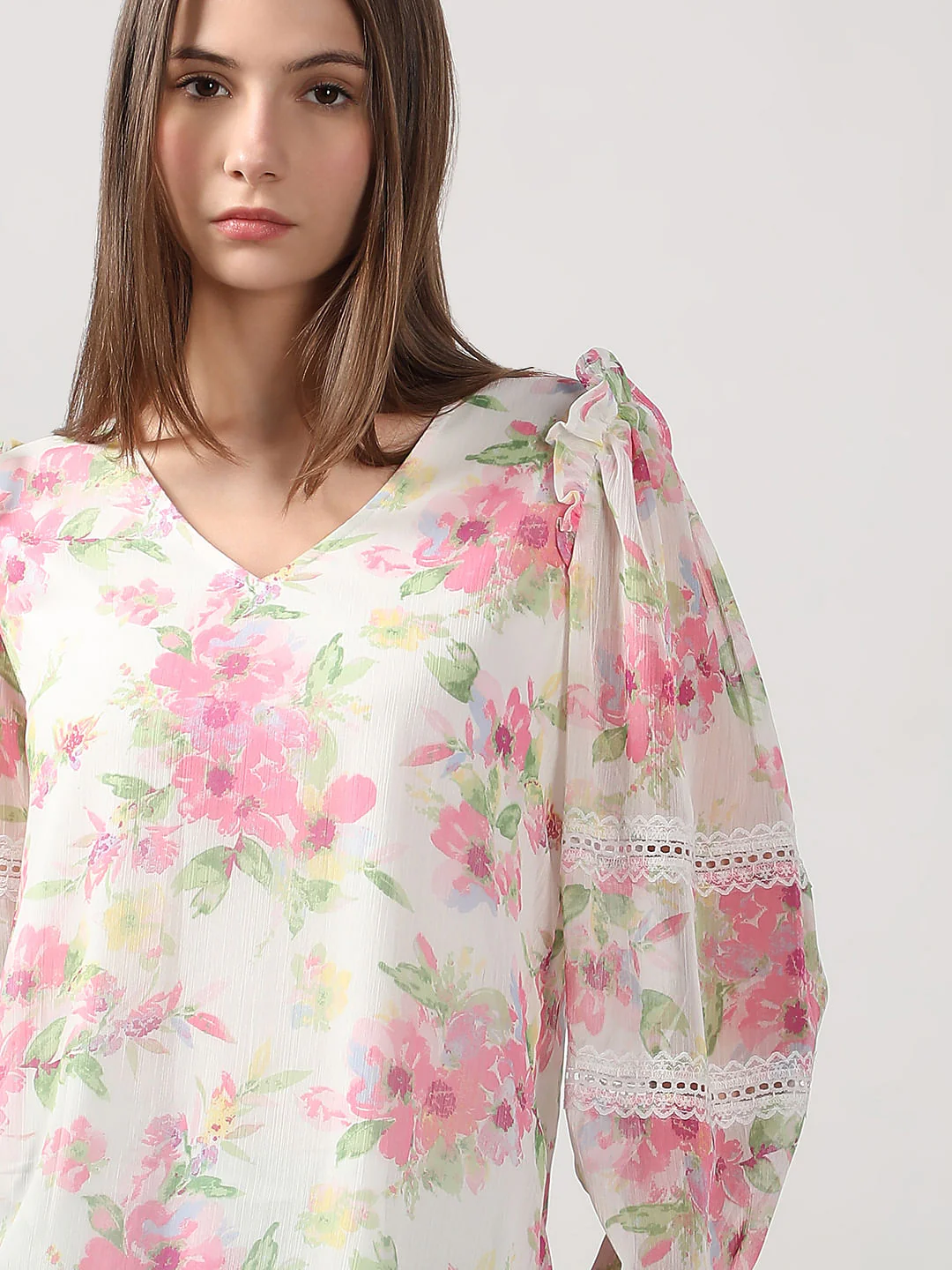 White Printed Top - Image 6