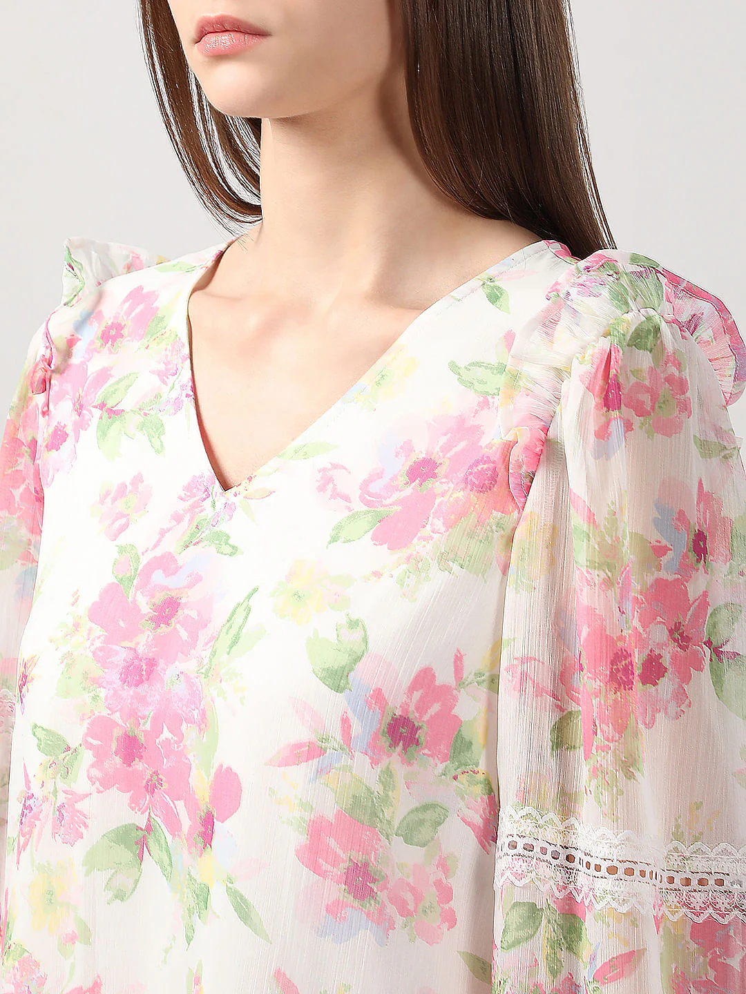 White Printed Top - Image 8