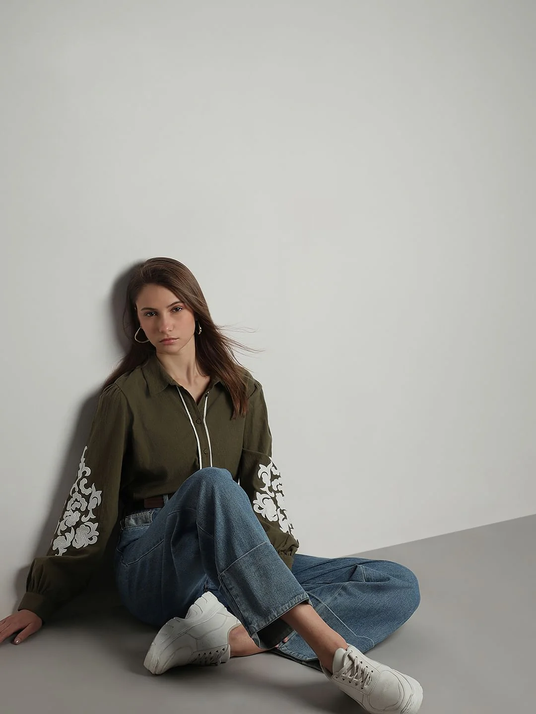 Olive Cotton Shirt