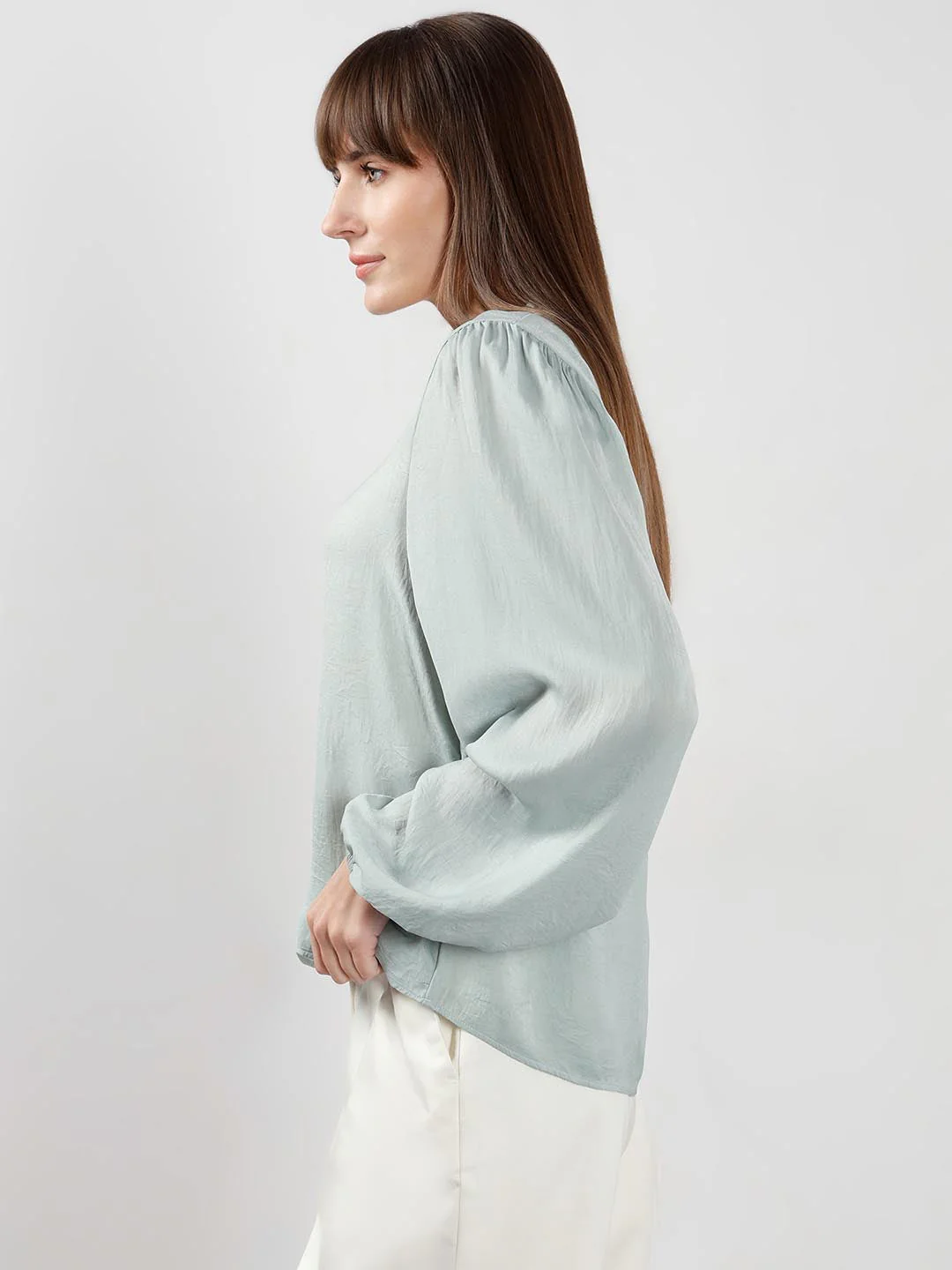 Vero Moda Mint Full Sleeves Top - Image 4
