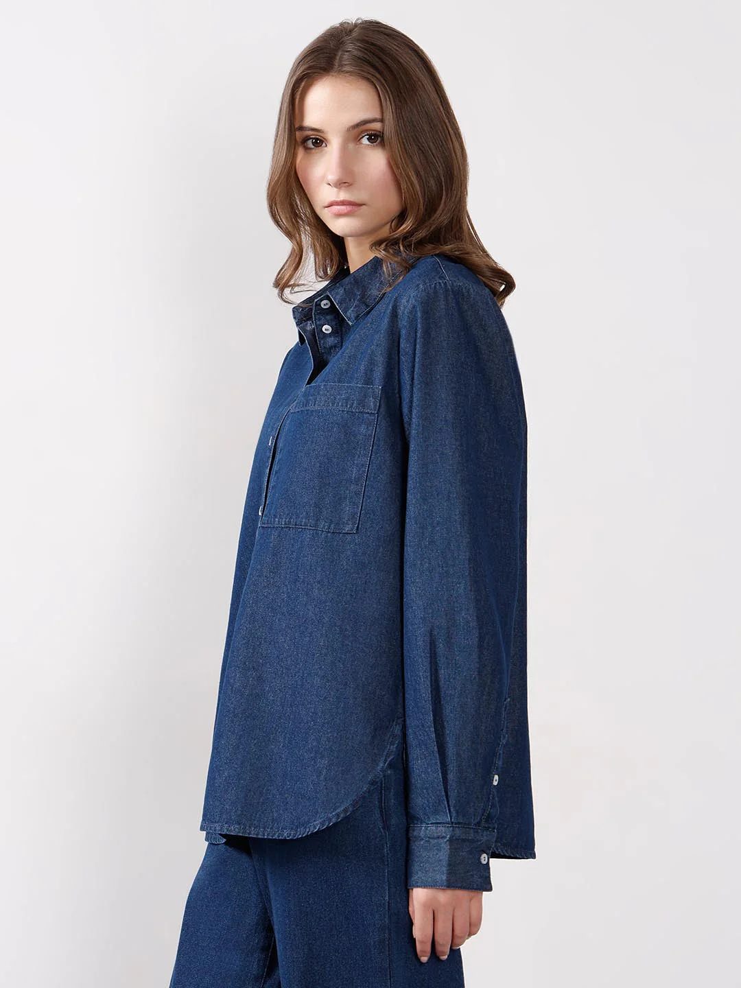 Blue Denim Shirt - Image 4
