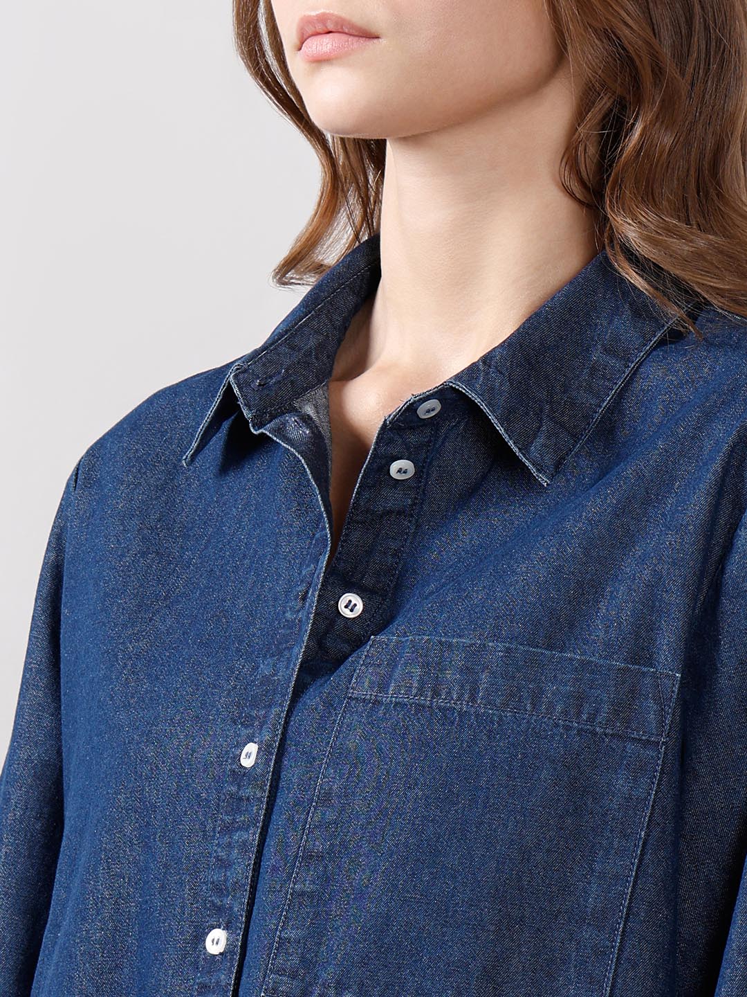 Blue Denim Shirt - Image 8