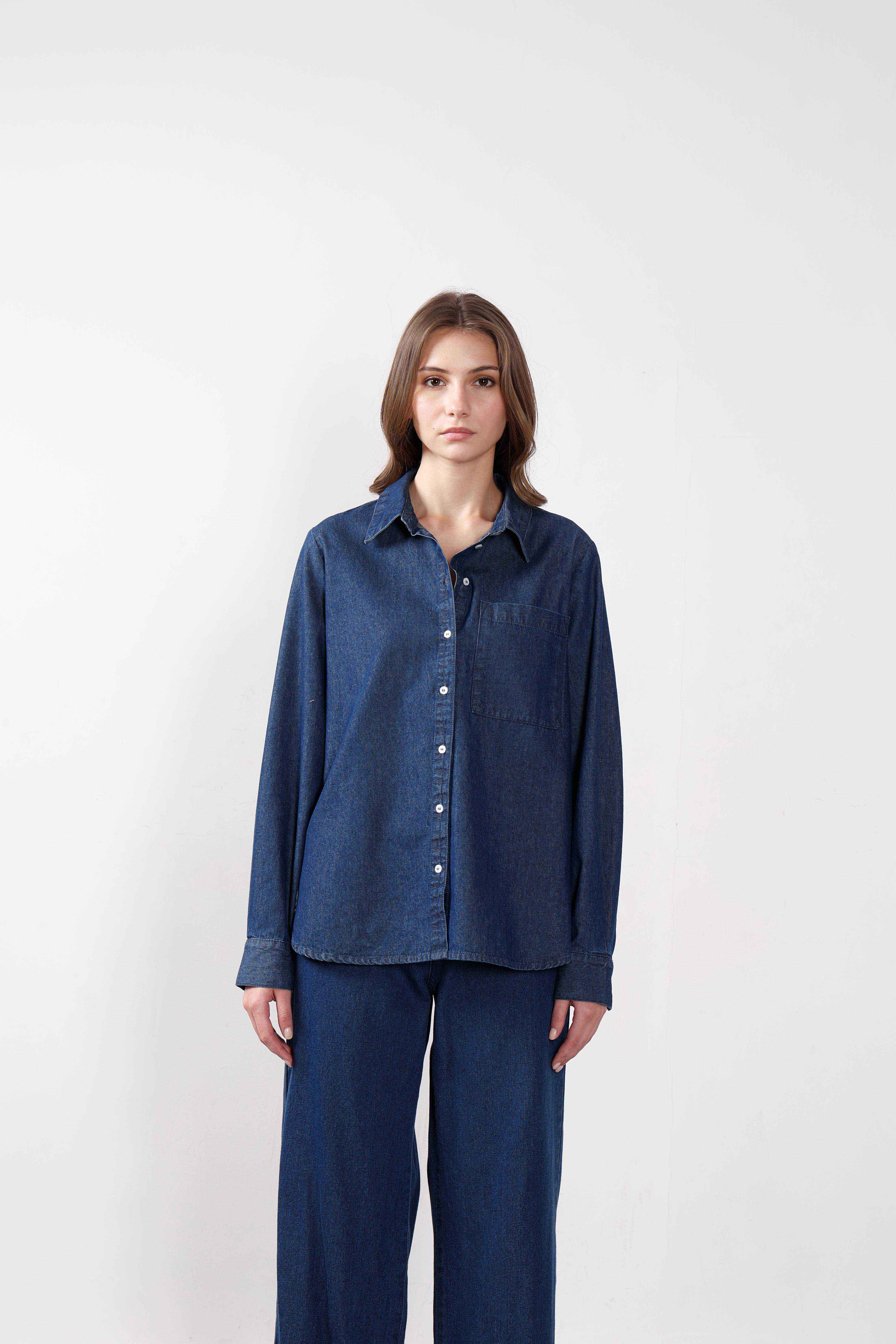 Blue Denim Shirt - Image 9