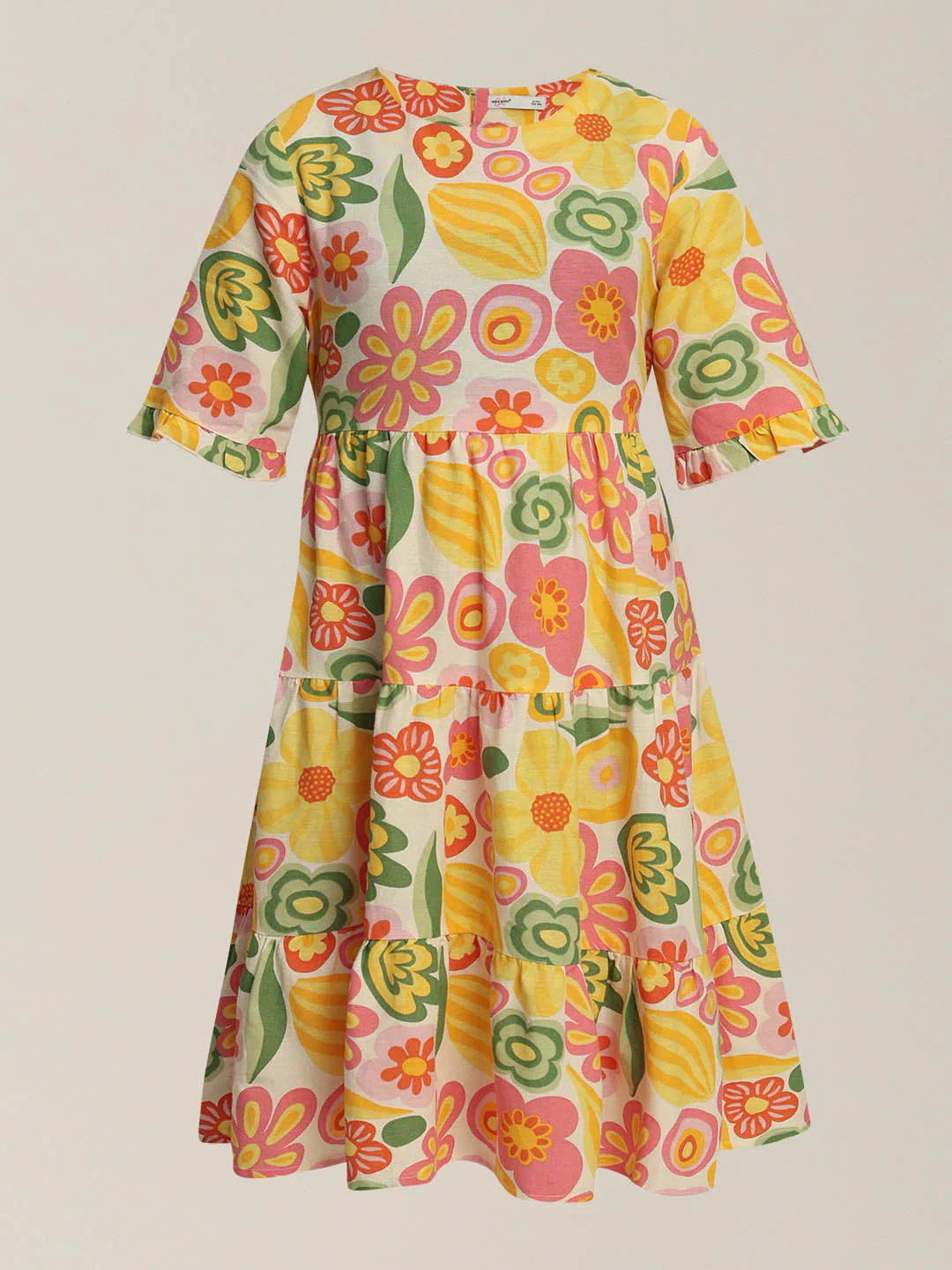 GIRLS Floral Fit & Flare Dress - Image 7