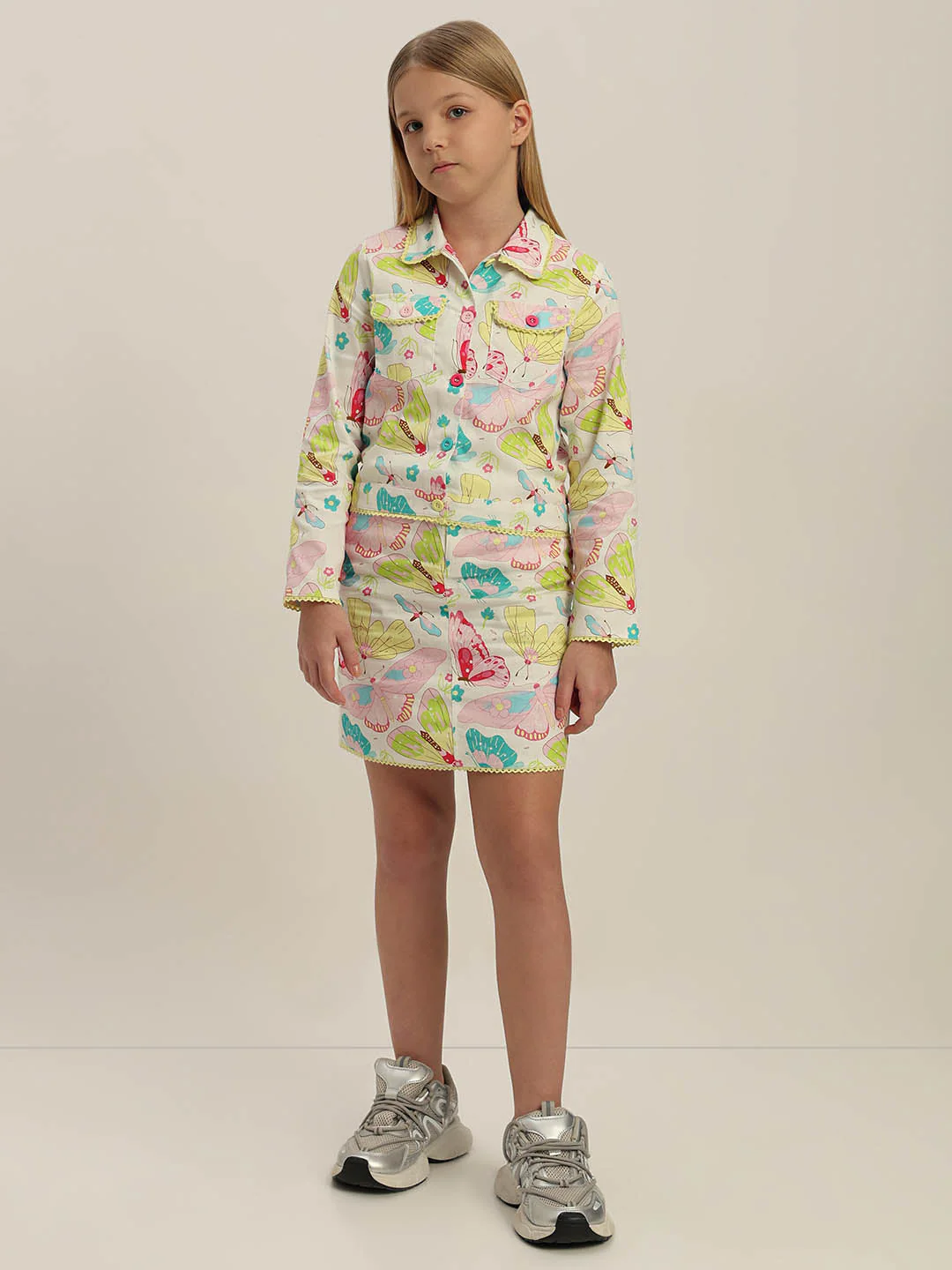 GIRLS Floral Printed Shirt - Image 5
