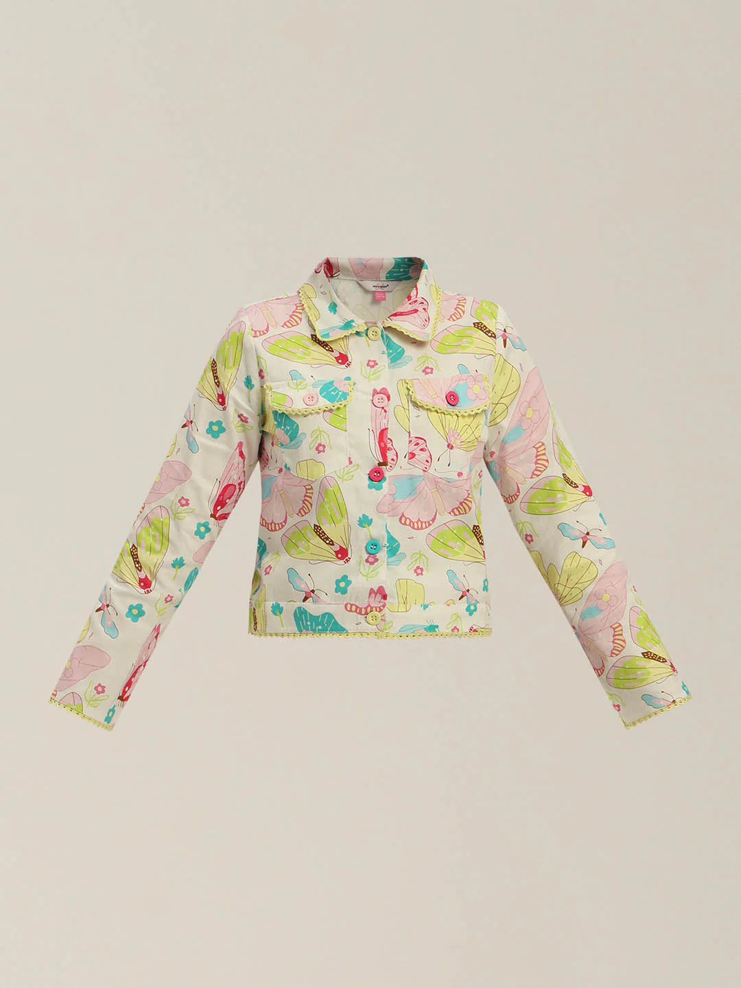 GIRLS Floral Printed Shirt - Image 7