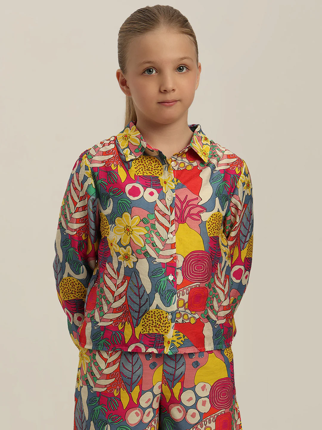 GIRL Multi-Colour Printed Shirt - Image 2
