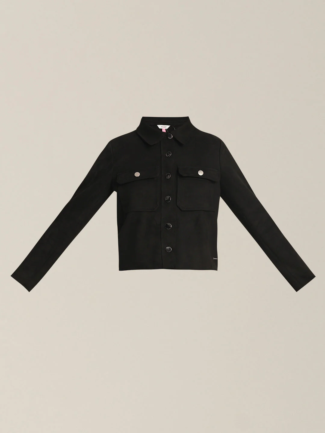 Girls Premium Black Shacket - Image 7