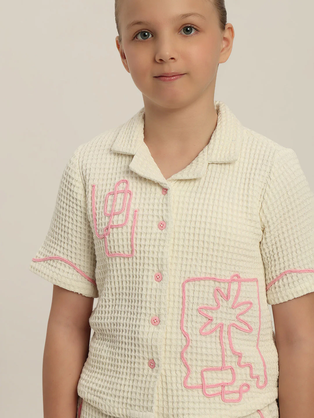 GIRL Embroidered Short Sleeves Shirt - Image 6
