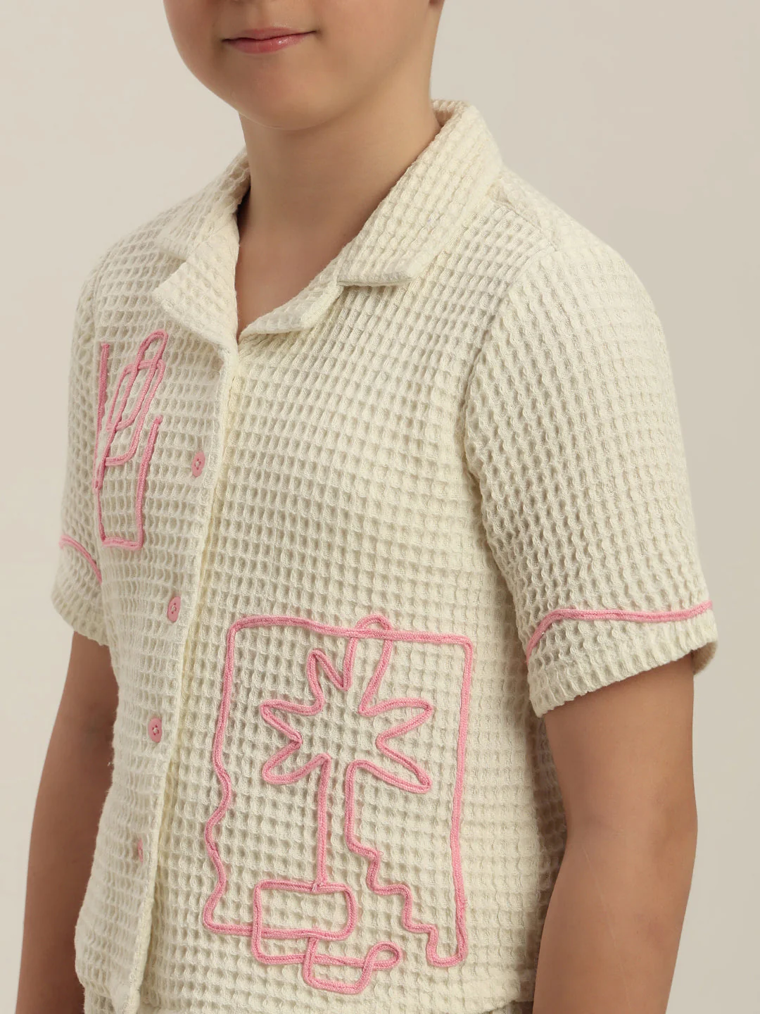 GIRL Embroidered Short Sleeves Shirt - Image 8