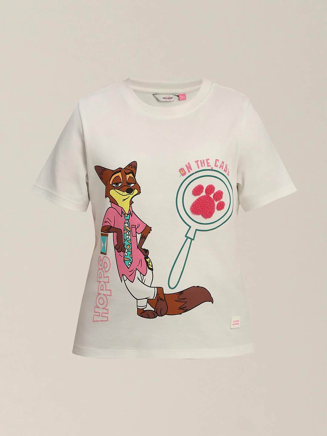 GIRLS White Zootopia Print T-shirt - Image 7