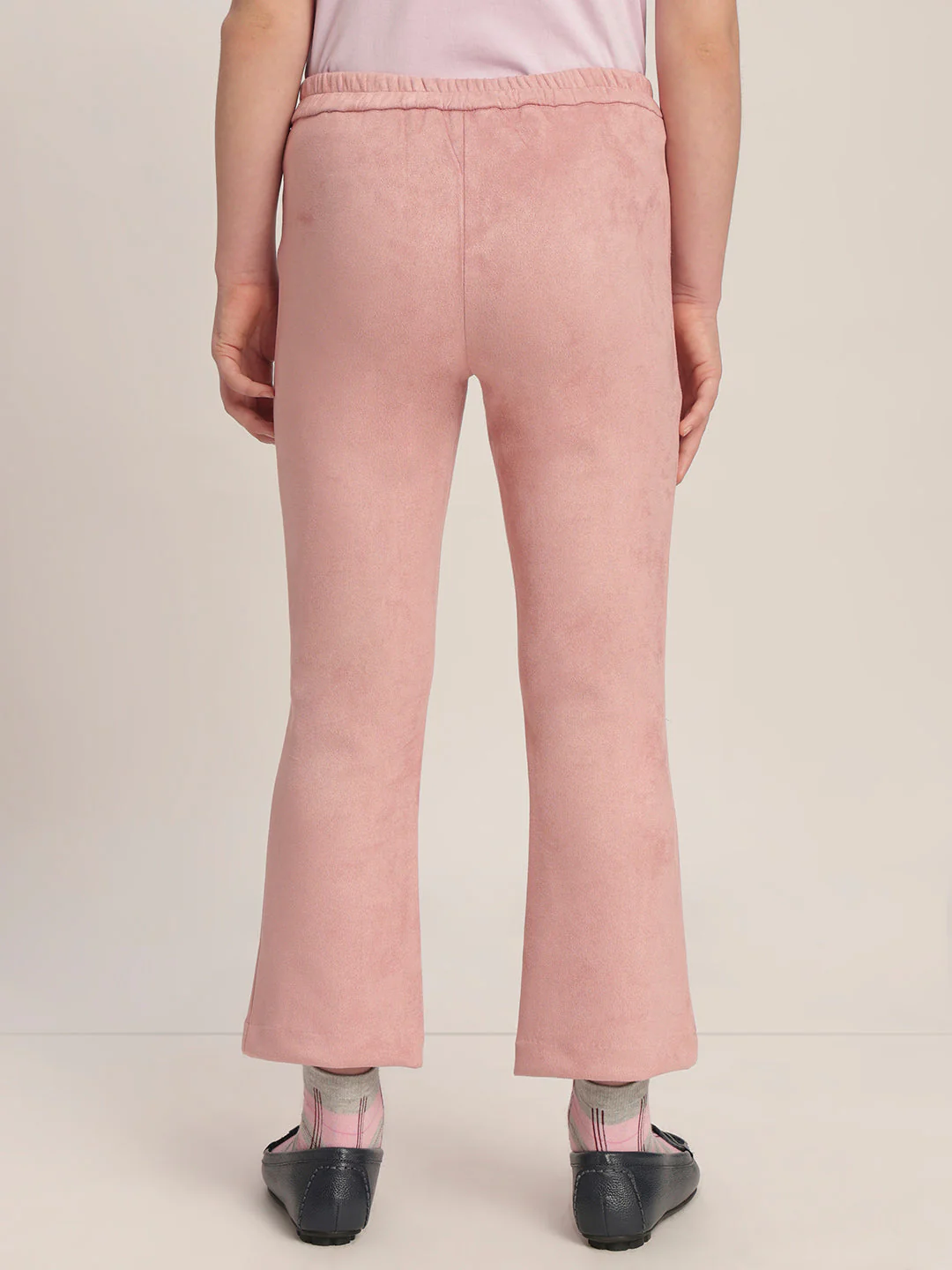 Girls Pink Bootcut Pants - Image 4