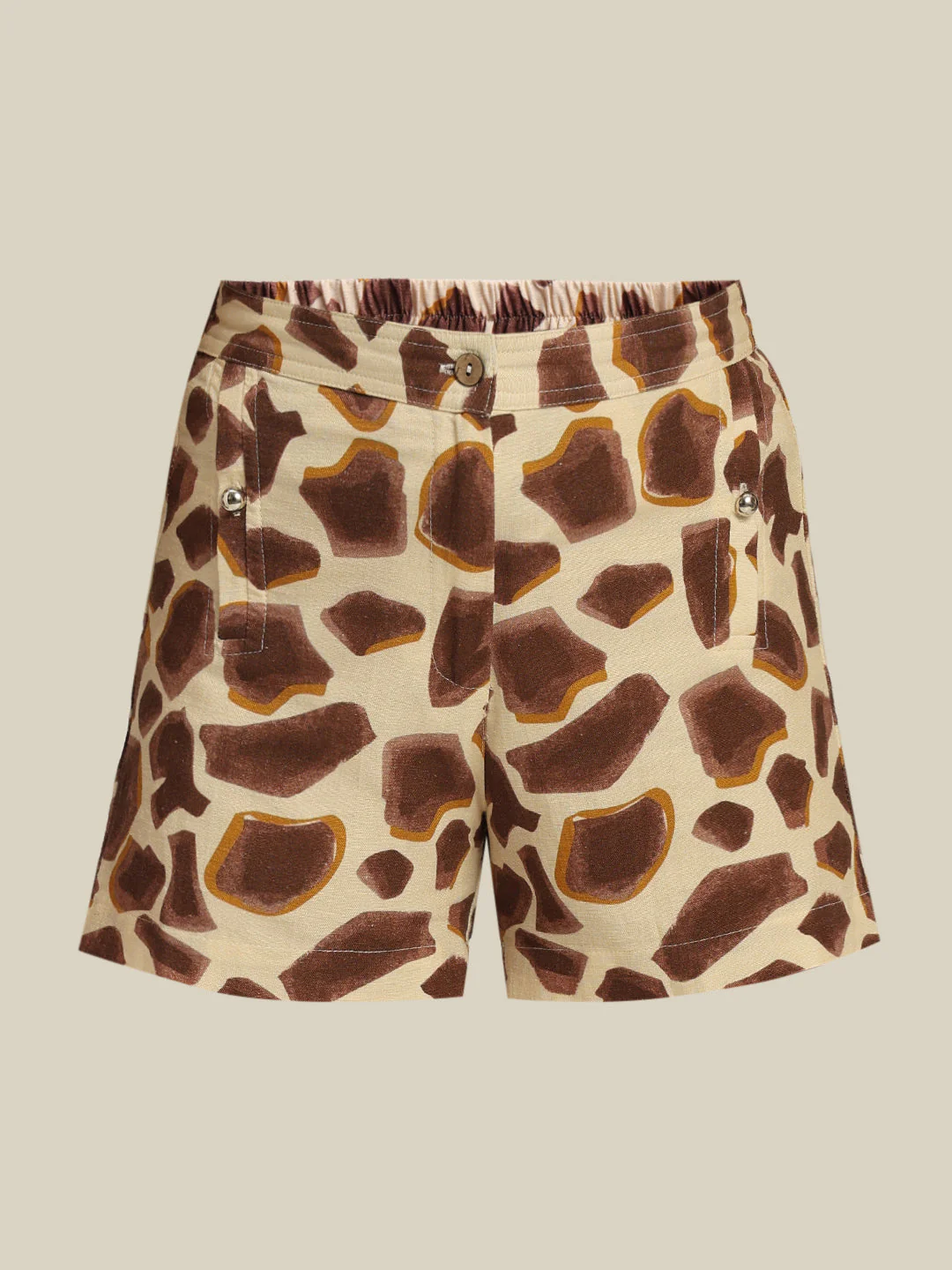 GIRL Animal Print Cotton Shorts - Image 7