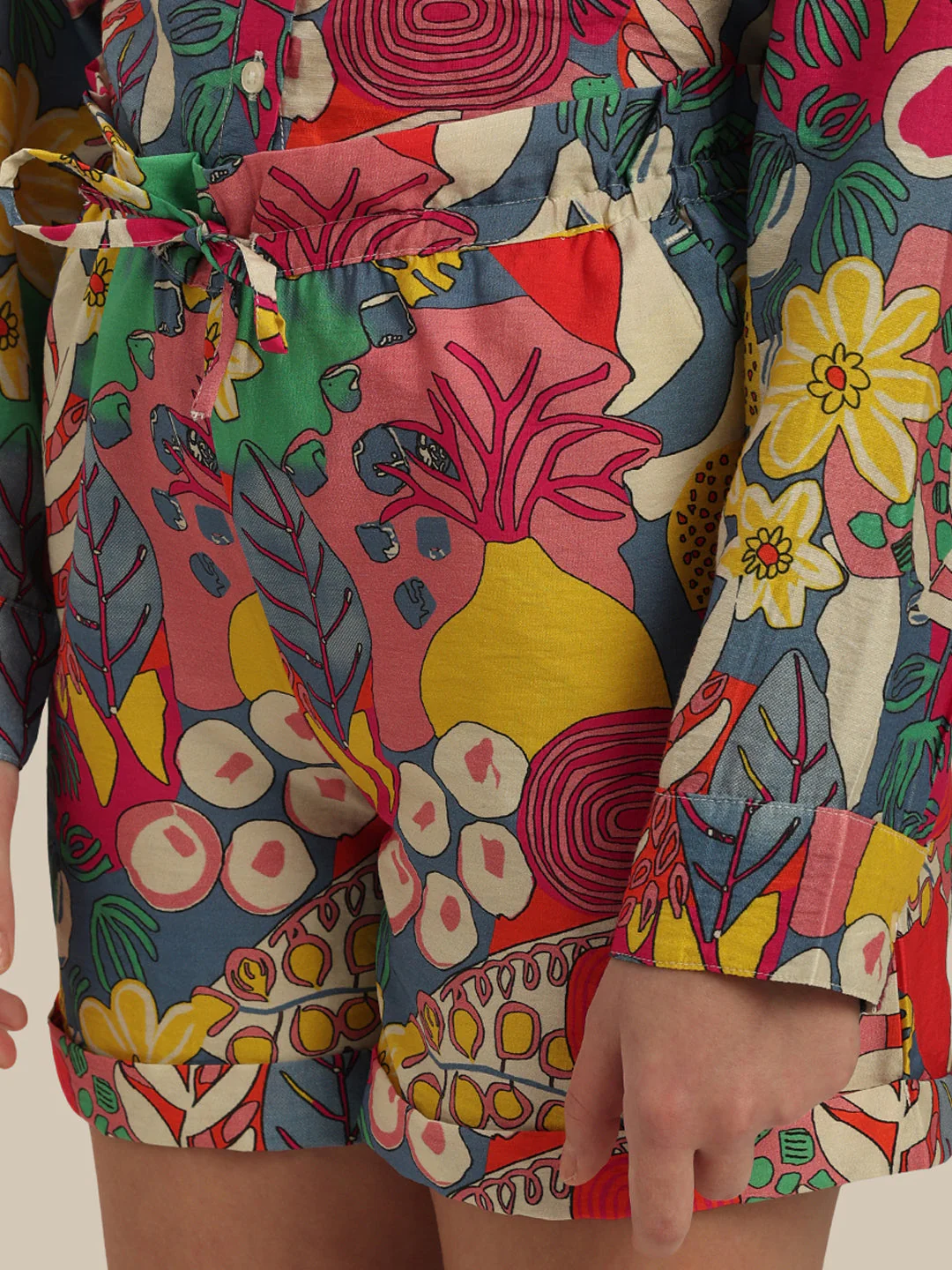 GIRL Multi-Colour Printed Shorts - Image 8