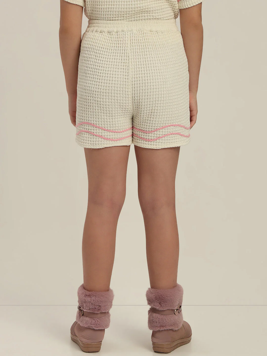 GIRL Embroidered Cotton Shorts - Image 4