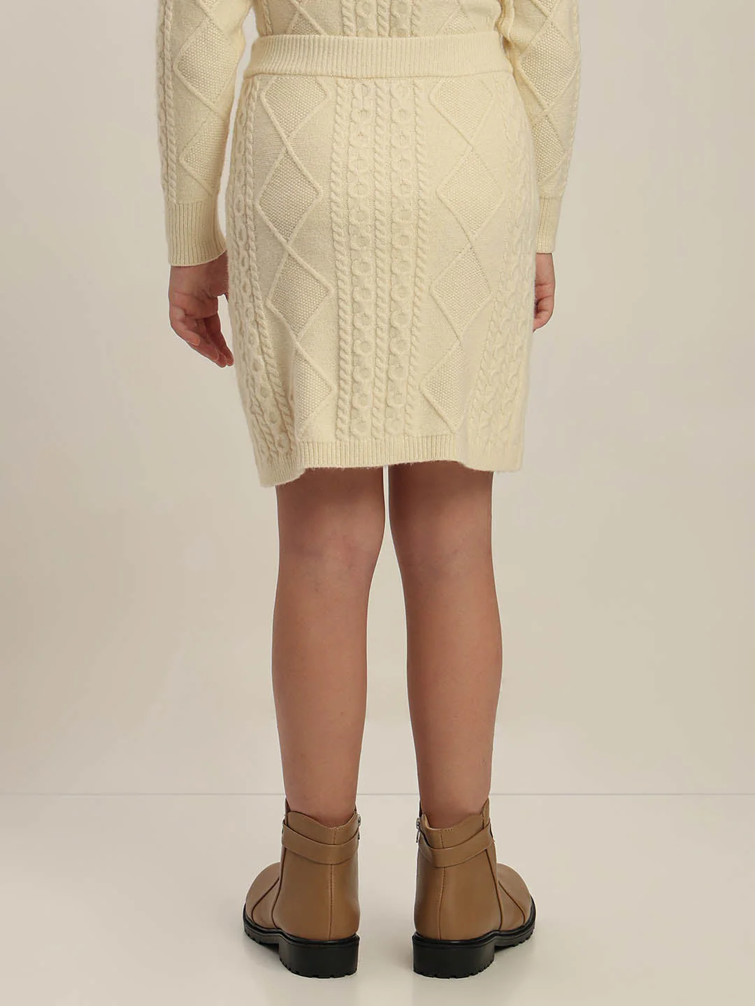 GIRLS Cable Knit Skirt - Image 4