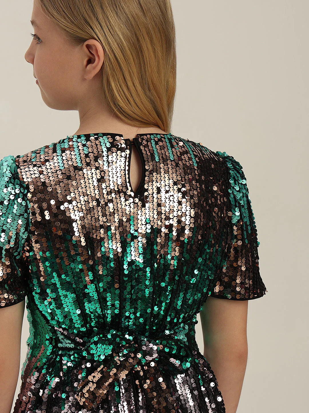 GIRLS Sequins Ombre Mini Dress - Image 9