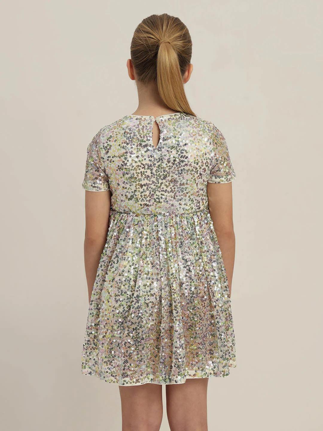 GIRLS Embellished Fit & Flare Dress - Image 4