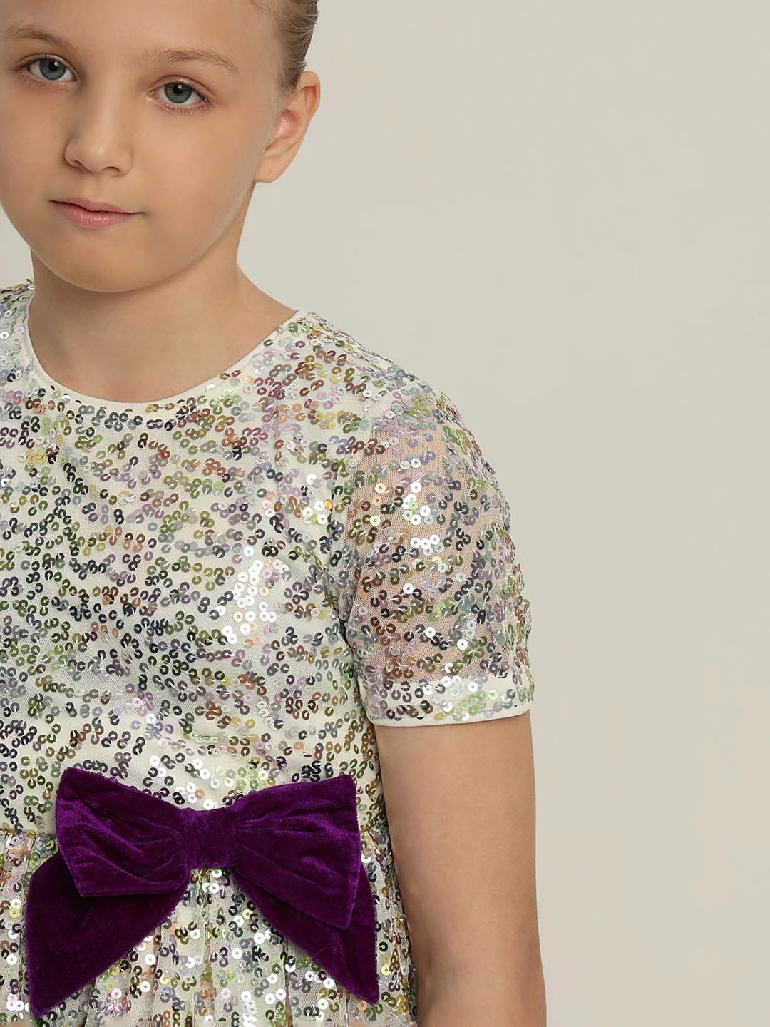 GIRLS Embellished Fit & Flare Dress - Image 6