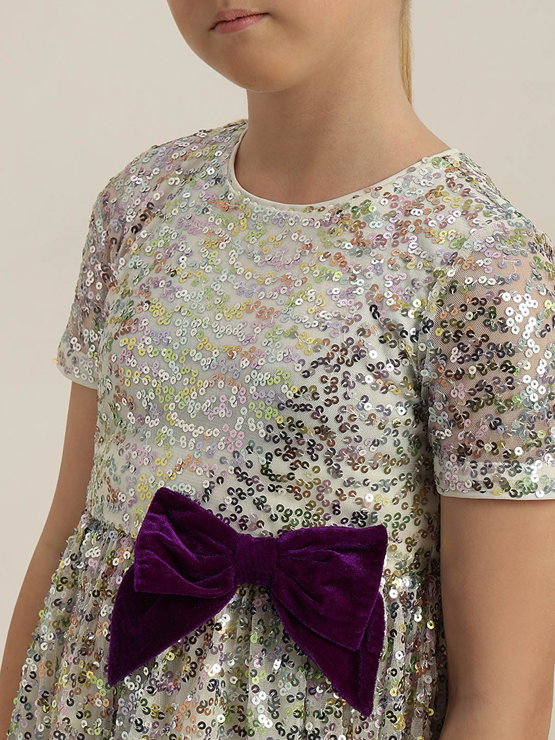 GIRLS Embellished Fit & Flare Dress - Image 8