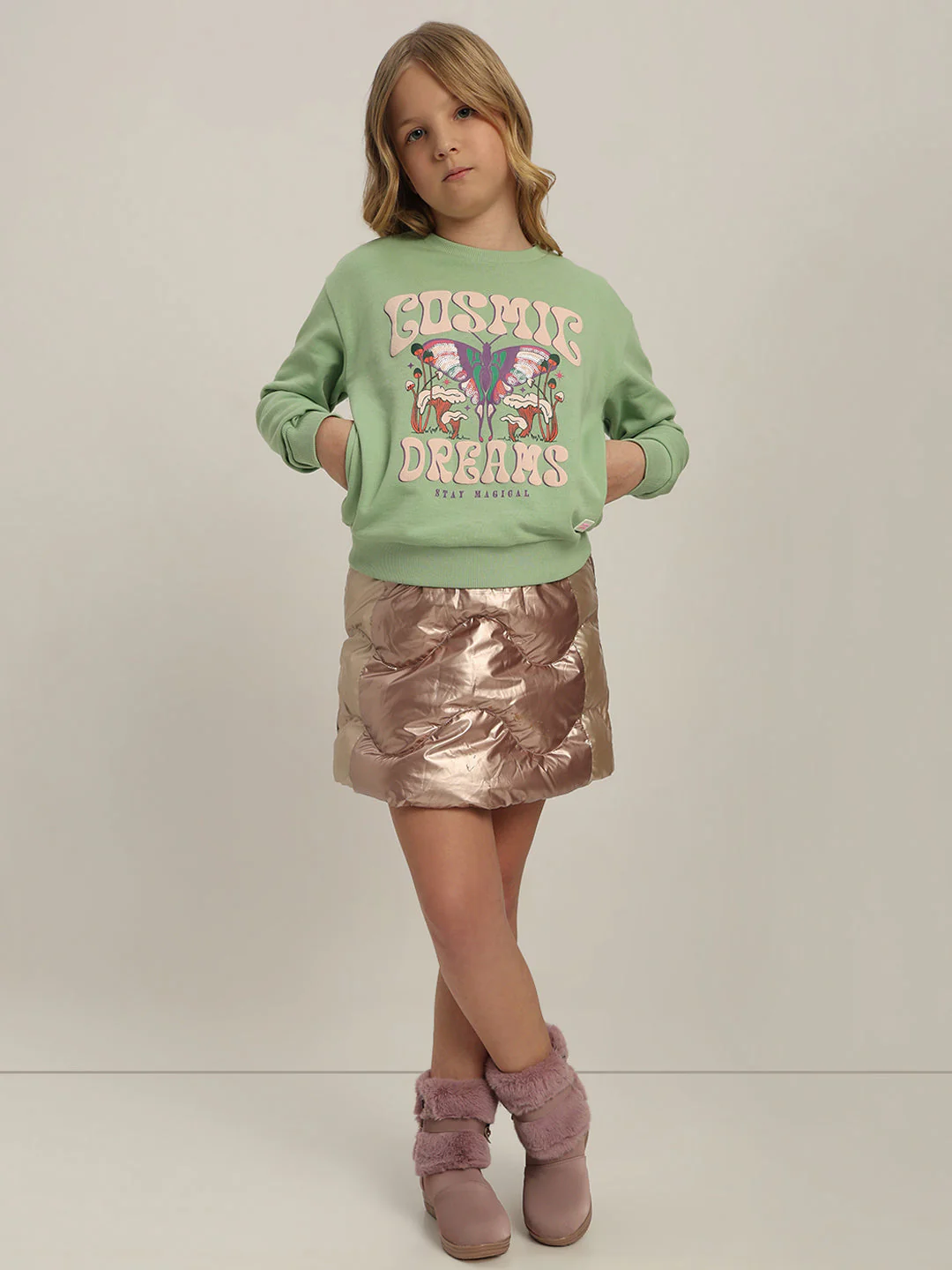 GIRL Printed Cotton Sweatshirt - Image 5