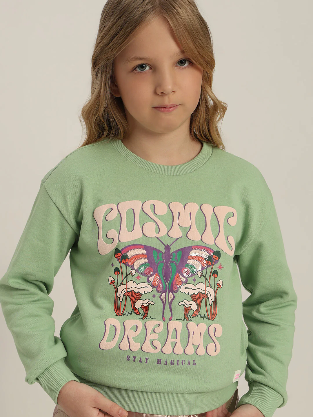 GIRL Printed Cotton Sweatshirt - Image 6