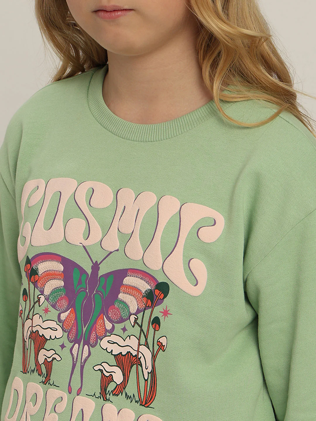 GIRL Printed Cotton Sweatshirt - Image 8