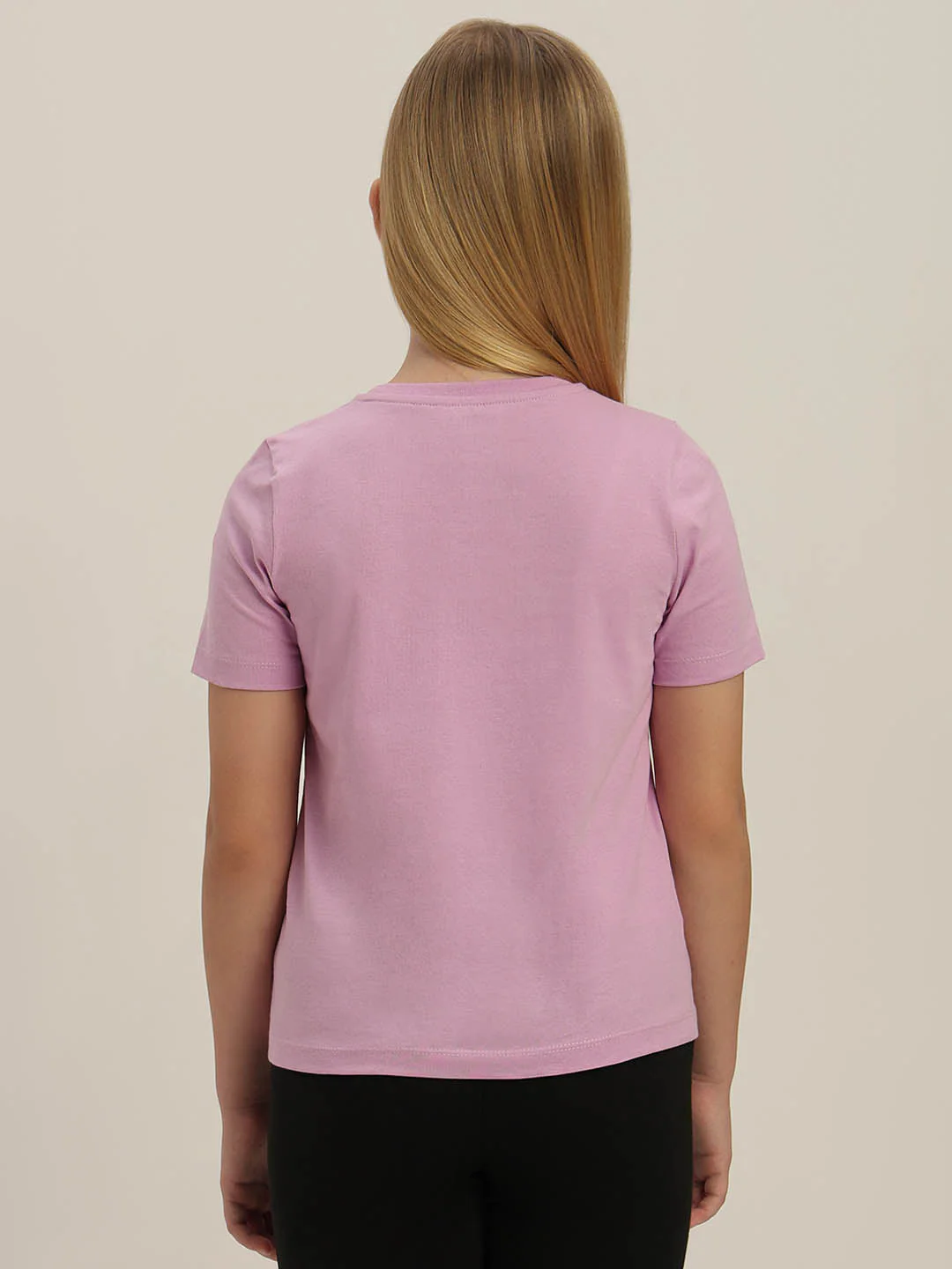 GIRLS Purple Logo Print t-shirt - Image 4