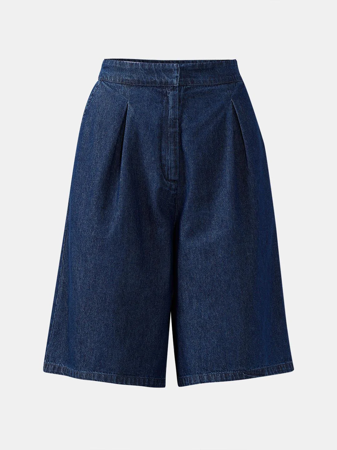 Vero Moda Dark Blue Bermuda Denim Shorts - Image 7