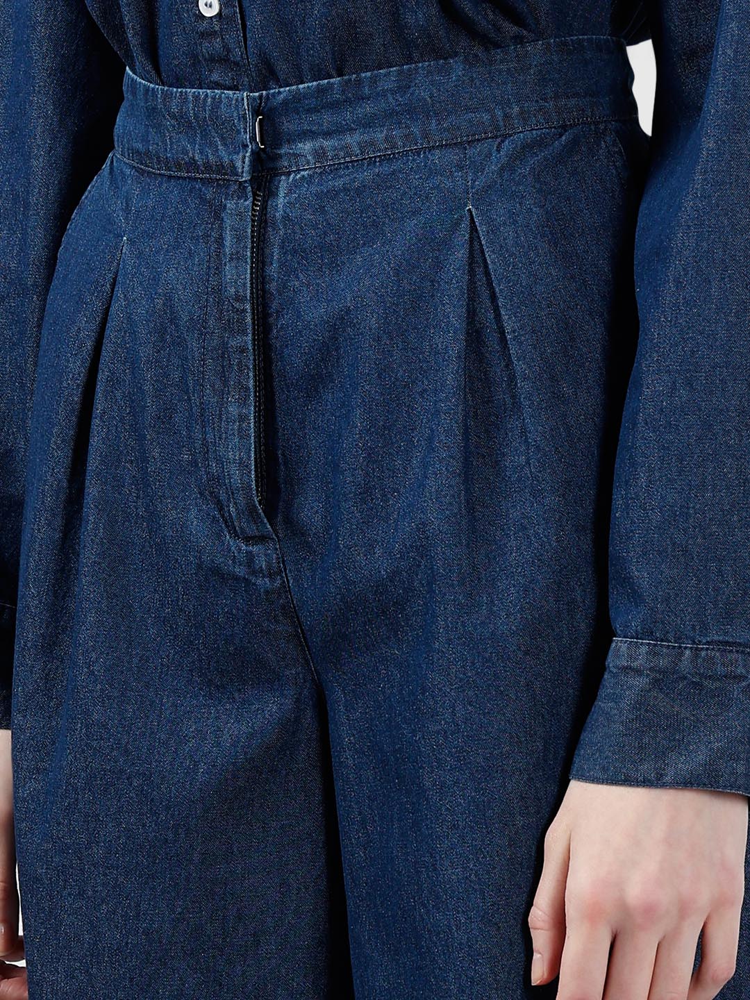 Vero Moda Dark Blue Bermuda Denim Shorts - Image 8