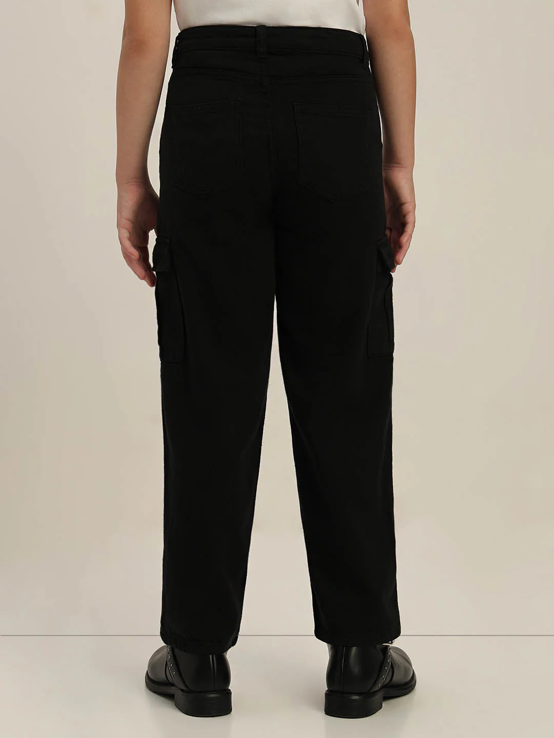 GIRLS Mid Rise Wide Leg Cargos - Image 4
