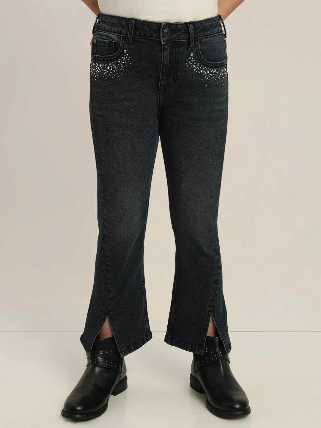 GIRLS Mid Rise Bootcut Jeans - Image 2
