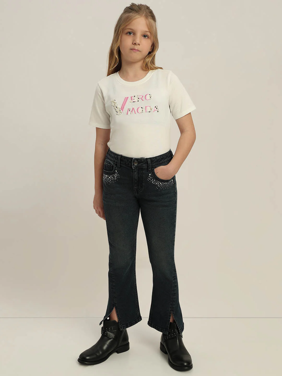 GIRLS Mid Rise Bootcut Jeans - Image 5