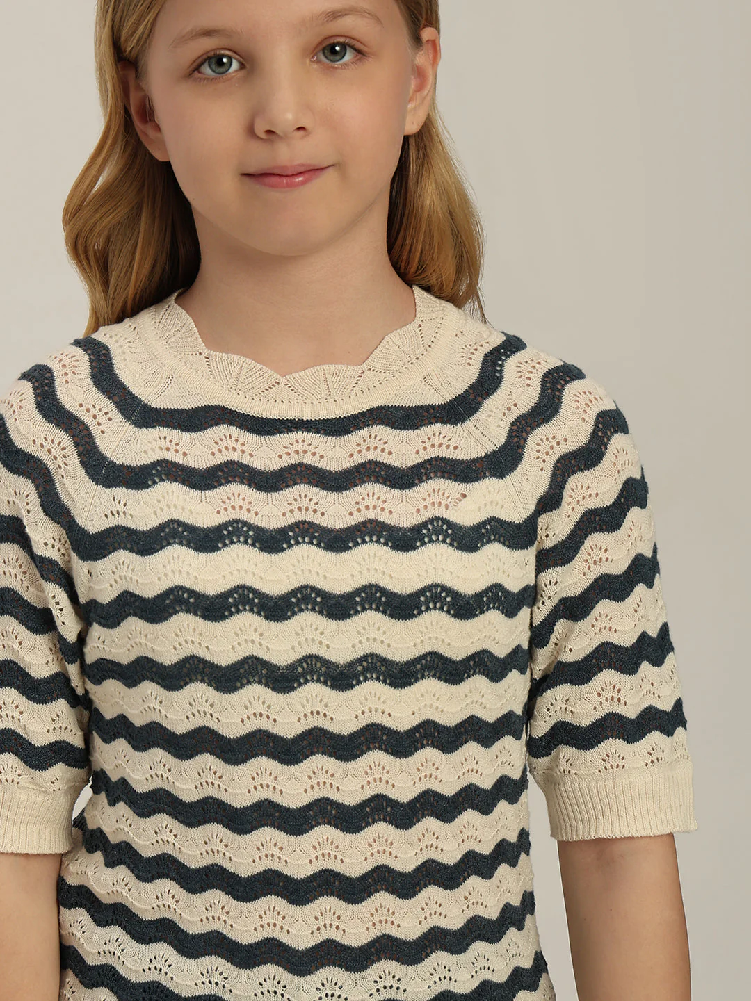 GIRL Striped Pullover - Image 6