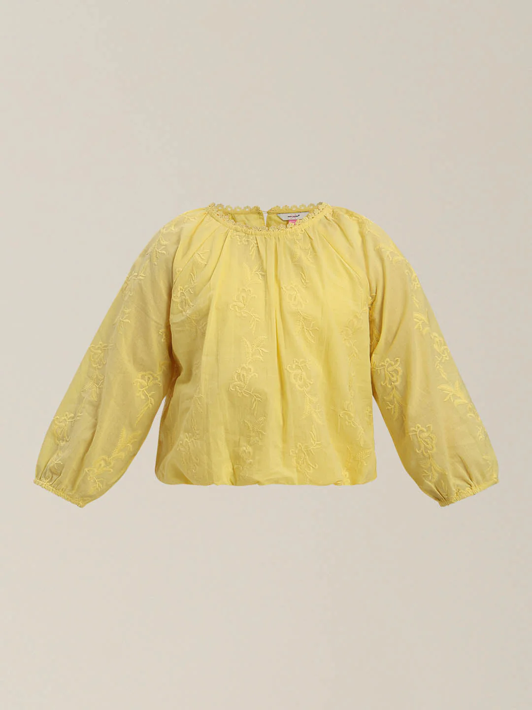 GIRLS Yellow Cotton Top - Image 7