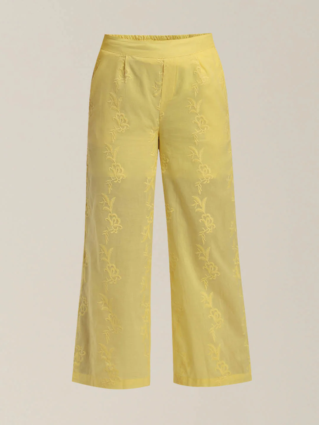 GIRLS Yellow Cotton Pants - Image 7