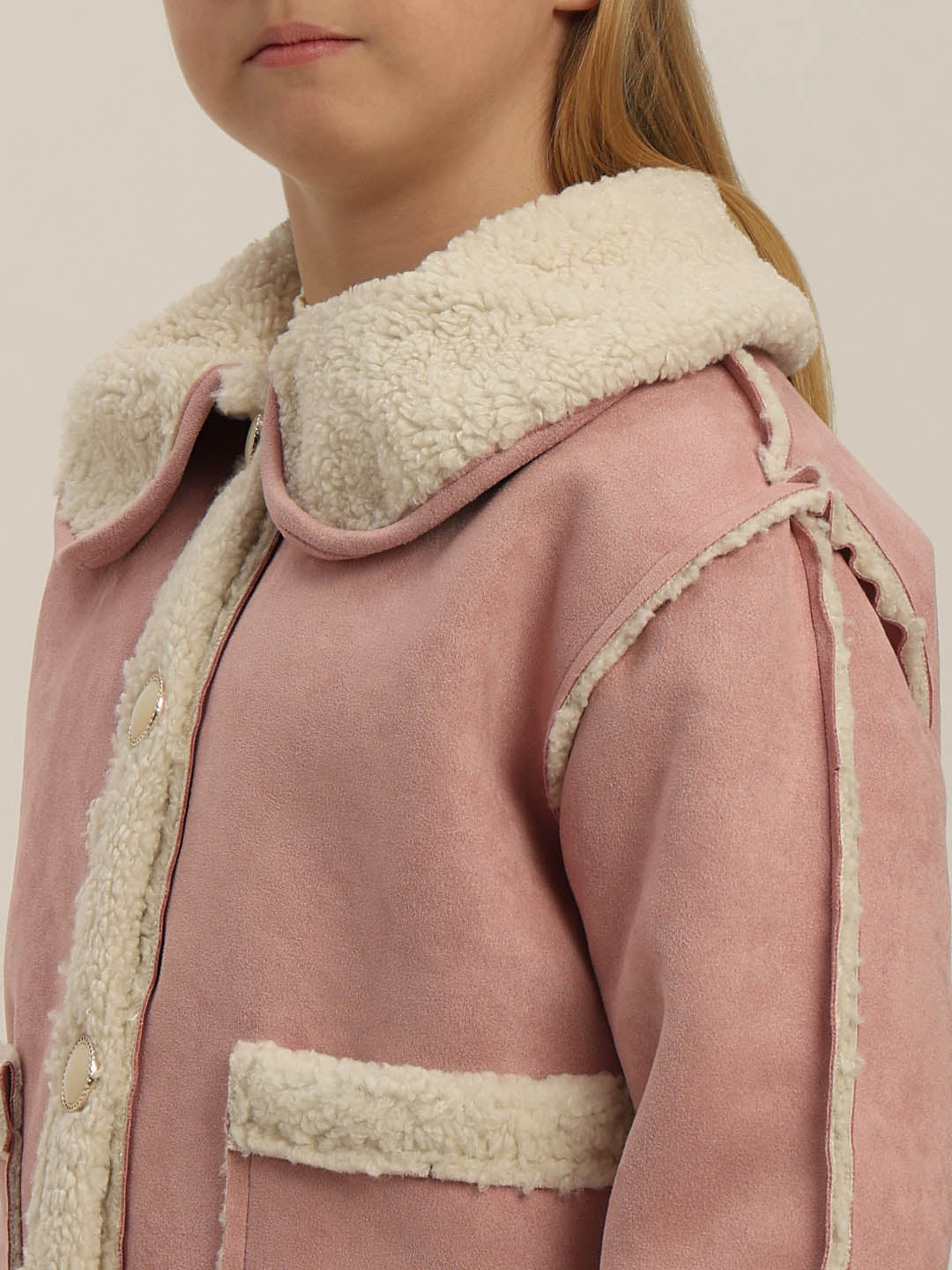 GIRLS Pink Winter Jacket - Image 8